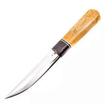 Нож Якут, сталь D2, рукоять карельская береза