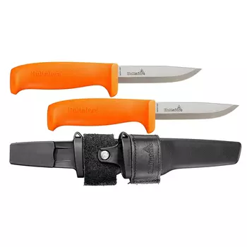 Ножи с фиксированным клинком Hultafors HVK &amp; HVK, сталь углеродистая, рукоять полипропилен, в двойных ножнах