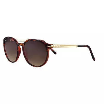 Очки солнцезащитные ZIPPO OB59-03, женские, коричневые, оправа из поликарбоната и металла