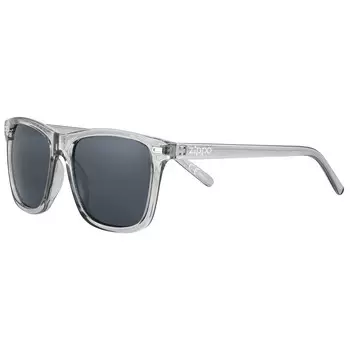 Очки солнцезащитные ZIPPO OB63-11, унисекс, серые, оправа, дужки и линзы из поликарбоната