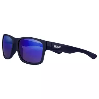 Очки солнцезащитные ZIPPO, унисекс, черные, оправа из поликарбоната, фиолетовые линзы