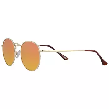 Очки солнцезащитные ZIPPO, унисекс, золотистые, оправа из меди, оранжевые линзы