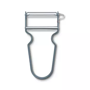 Овощечистка Victorinox REX Peeler, нержавеющая сталь, рукоять алюминий, серая
