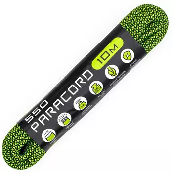 Паракорд 550 Neon Green snake, 10 м