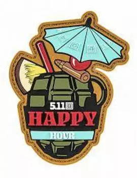 Патч Happy hours, 5.11 Tactical