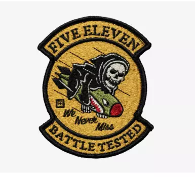 Патч We never miss, 5.11 Tactical