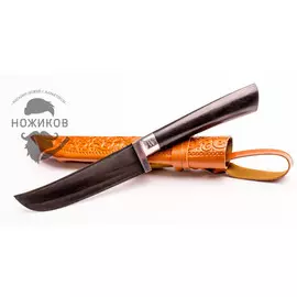 Пчак чирчик, сталь 95х18, Граб, сухма, сапожок, гарда латунь