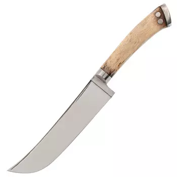 Пчак малый, сталь У8, карельская береза