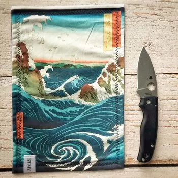 Платок EDC Hiroshige Wave, Knife to meet you