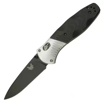 Полуавтоматический нож Barrage 581BK, сталь M390, рукоять G10