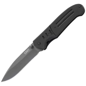 Полуавтоматический складной нож Ignitor T, CRKT 6860, сталь 8Cr14MoV Titanium Nitride, рукоять стеклотекстолит G10