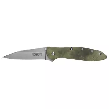 Полуавтоматический складной нож Kershaw Leek, сталь Sandvik™ 14C28N, рукоять анодированный алюминиевый сплав