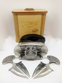Ремень-нож Русь-3 Keeperbelt, нержавеющая сталь