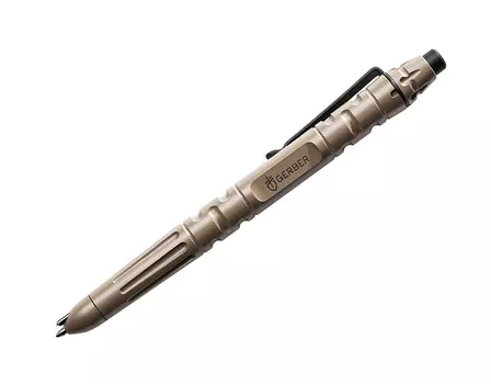Ручка тактическая Gerber Impromptu из нержавеющей стали, Flat Dark Earth
