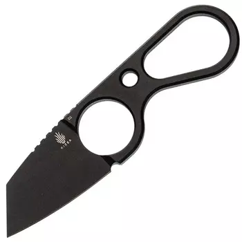 Шейный нож Kizer Bowtie, сталь D2, черный