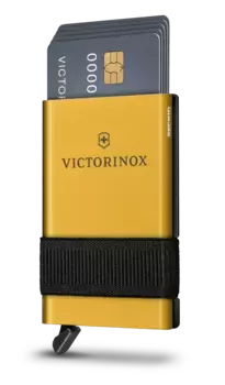 Швейцарская карта Victorinox Smart Card Wallet Delightful в подарочной коробке золотая