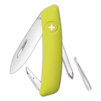 Швейцарский нож SWIZA D02 Standard, 95 мм, 6 функций, салатовый