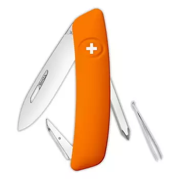 Швейцарский нож SWIZA D02 Standard, 95 мм, 6 функций, оранжевый