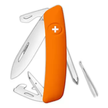 Швейцарский нож SWIZA D04 Standard, 95 мм, 11 функций, оранжевый