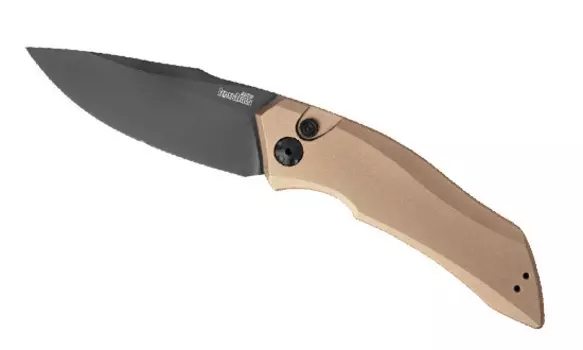 Складной автоматический нож Kershaw Launch 1 K7100TANBLK, сталь CMP 154, рукоять алюминий