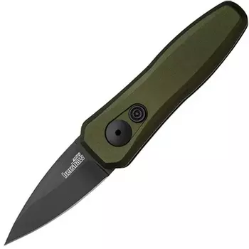 Складной автоматический нож Kershaw Launch 4 OD Green K7500OLBLK, сталь CPM 154, рукоять алюминий