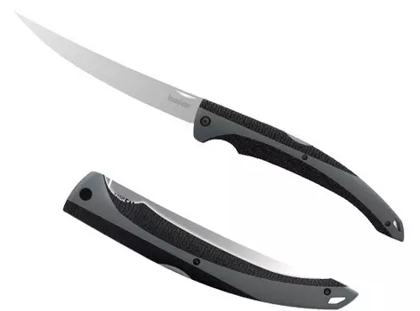 Складной филейный нож Kershaw 6.25" Fillet K1258, сталь 420J2, складной рыболовный нож, рукоять пластик/резина