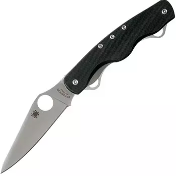 Складной многофункциональный нож ClipiTool™ Standard™ - Spyderco Multi-Tool 208GP, сталь 8Cr13MoV Satin Plain, рукоять стеклотекстолит G10, чёрный