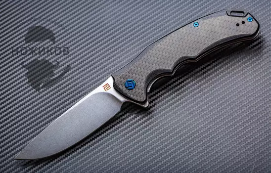Складной нож Artisan Tradition, сталь S35VN, карбон