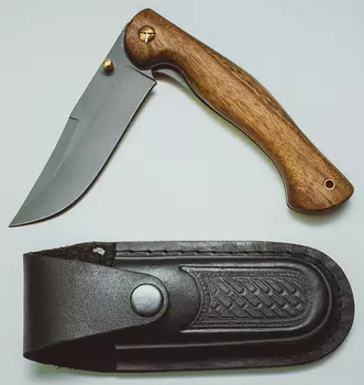 Складной нож Азиат, сталь 95х18, орех