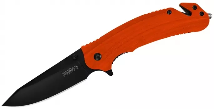 Складной нож Barricade KERSHAW 8650, сталь 8Cr13MoV, рукоять GFN термопластик, оранжевый