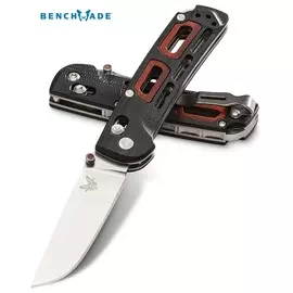 Складной нож Benchmade 486 Saibu, сталь CPM-20CV, рукоять G-10/дерево