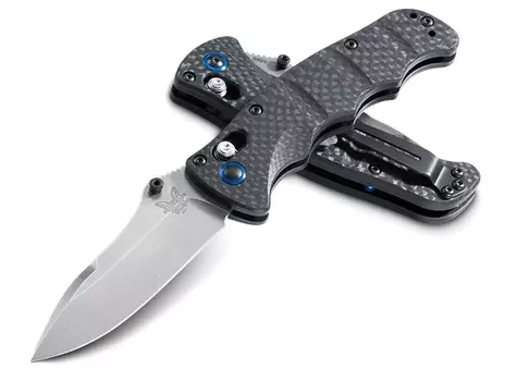 Складной нож Benchmade Nakamura Carbon 484-1, сталь S90V, рукоять карбон