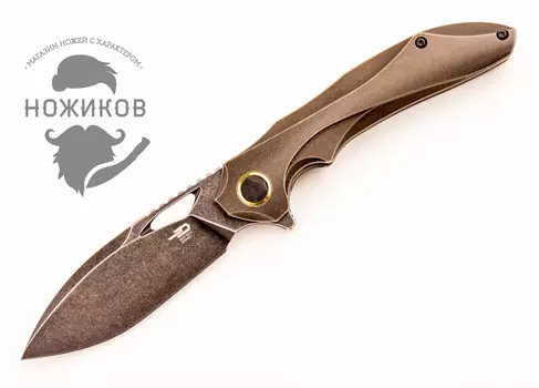 Складной нож Bestech BT1813A, сталь M390, рукоять титан