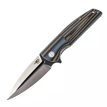 Складной нож Bestech Fin, сталь 14C28N Black/Satin, G10 Blue