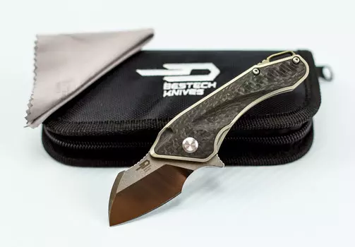 Складной нож Bestech IMP BT1710A, сталь CPM-S35VN, рукоять титан