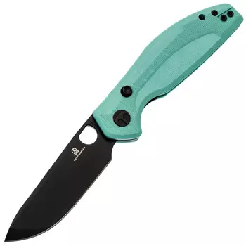 Складной нож Bestech Knives Angry Owl Aqua, сталь D2, рукоять G10