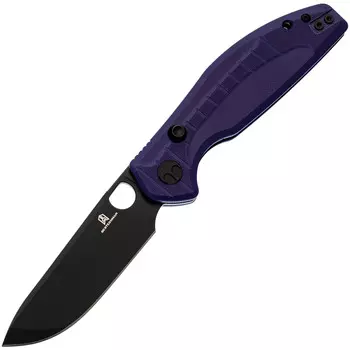 Складной нож Bestech Knives Angry Owl, сталь D2, рукоять G10, черный/фиолетовый
