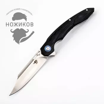 Складной нож Bestech Knives FANGA, D2, Черный