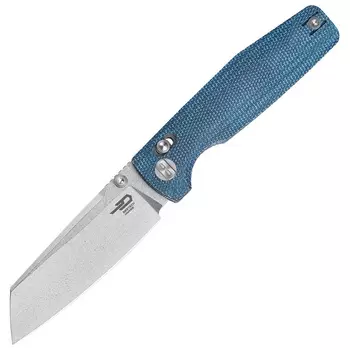 Складной нож Bestech Knives Slasher, сталь D2, рукоять микарта, синий