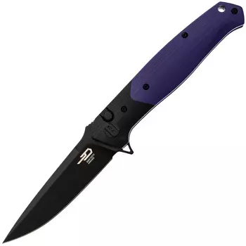 Складной нож Bestech Knives Swordfish, сталь 14C28N, рукоять G10, черный/фиолетовый