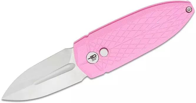 Складной нож Bestech Ququ, сталь 14C28N, рукоять G10, розовый