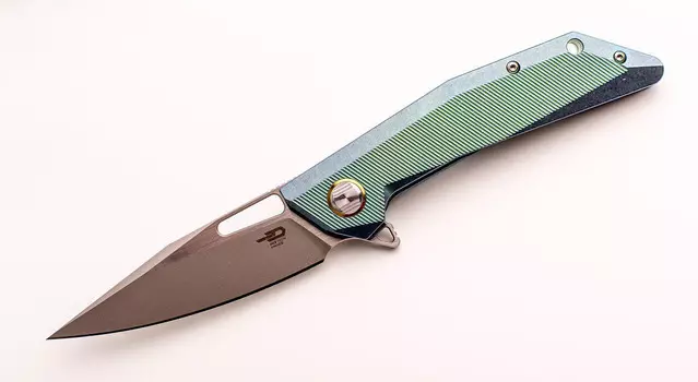 Складной нож Bestech Shrapnel BT1802B, сталь CPM-S35VN, рукоять титан