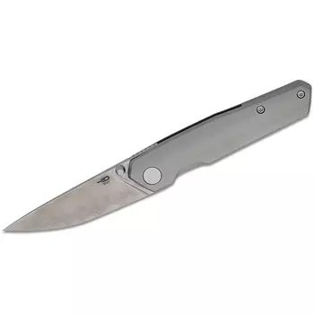 Складной нож Bestech VK-Kuze, сталь Magnacut, рукоять титан, серый