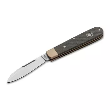 Складной нож Boker Barlow Prime Expedition, сталь N690, рукоять микарта/латунь