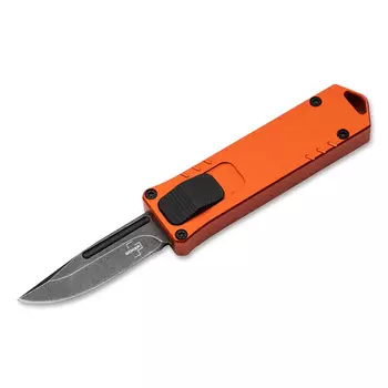 Складной нож Boker USB OTF Orange, сталь D2, рукоять 6061 T-6 Aluminium оранжевый