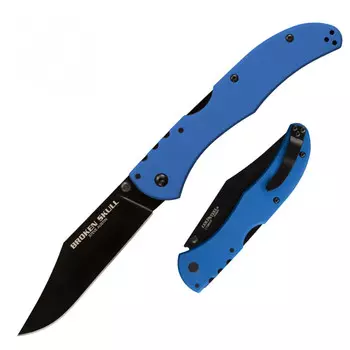 Складной нож Broken Skull 4 (Blue) - Cold Steel 54SBLU, сталь CTS® XHP Alloy, рукоять G10