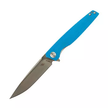 Складной нож CH3007 синий, сталь D2, рукоять G10