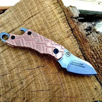 Складной нож Cinder Copper KERSHAW 1025CUX Designed by Rick Hinderer, сталь 3Cr13, рукоять медь