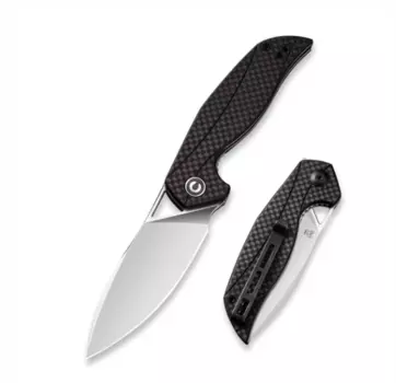 Складной нож CIVIVI Anthropos, сталь D2, Black G10/Carbon Fiber