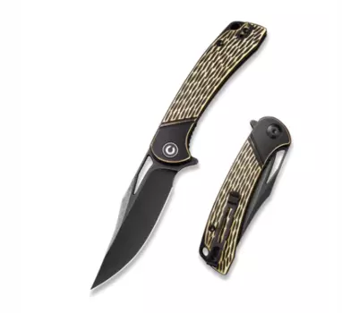 Складной нож CIVIVI Dogma, сталь D2, рукоять латунь